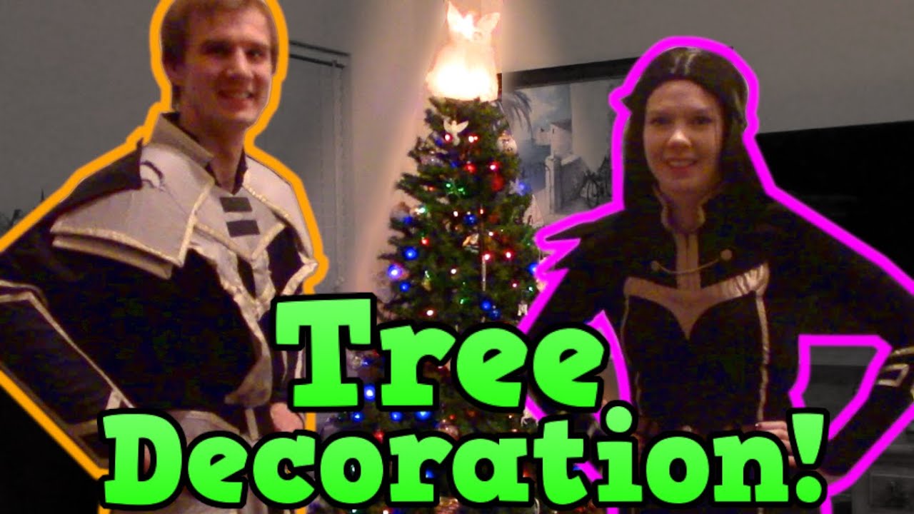 Soren and Claudia decorate for Christmas!