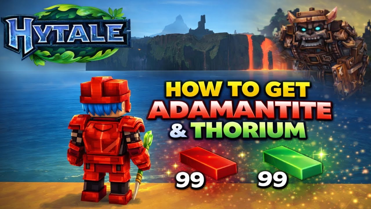 How to Get Adamantite & Thorium in Hytale