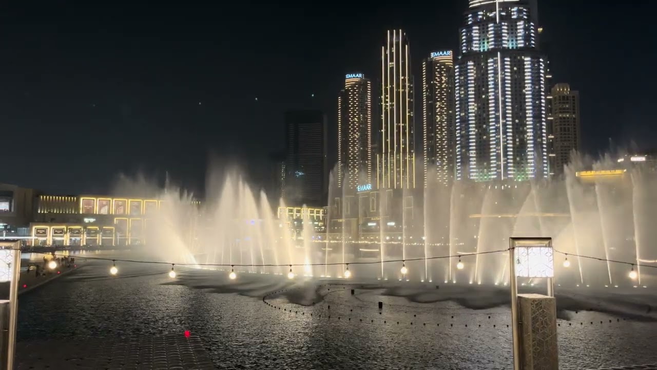 Dubai Fountain - I Will Always Love Yo 2024 4K