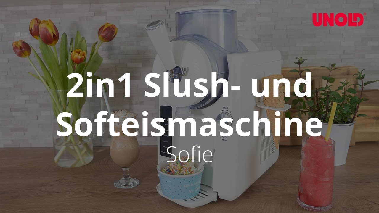 UNOLD 2in1 Slush und Softeismaschine Sofie