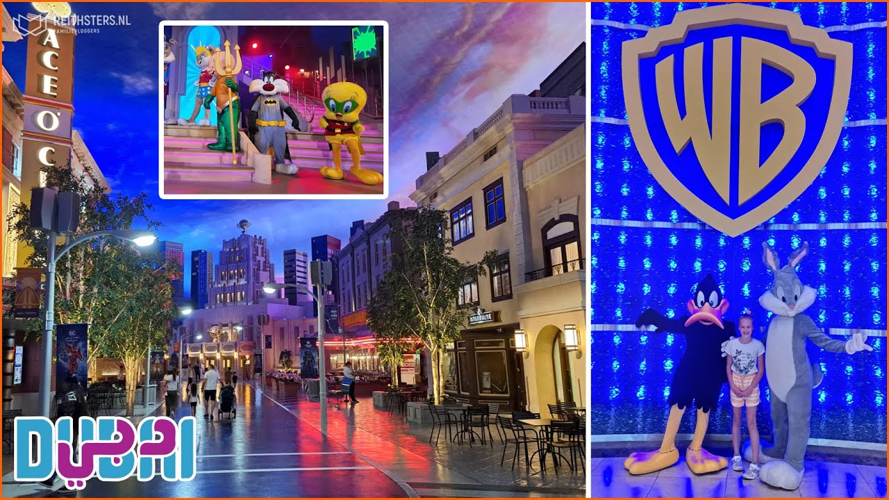 WE BEZOEKEN WARNER BROS WORLD IN ABU DHABI! 🦸🏻 - VLOG #602