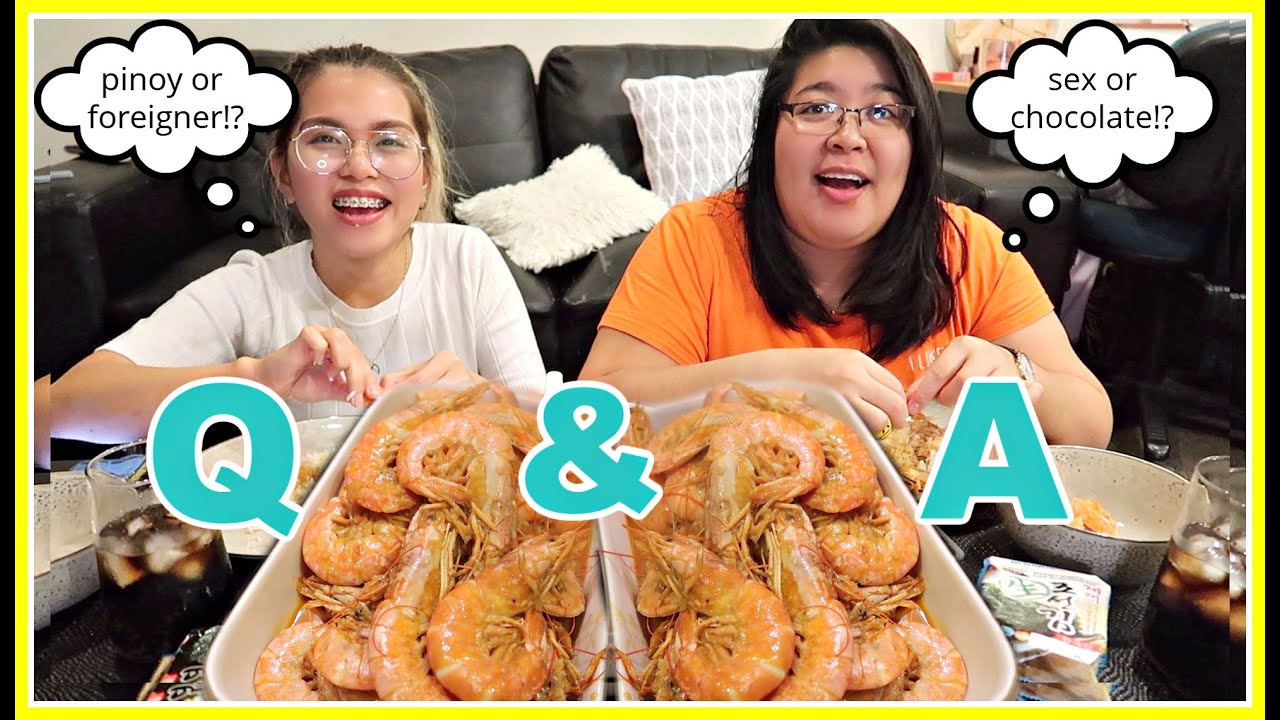 PINOY BA OR FOREIGNER!? 🤷‍♀️ Q & A + SPICY SHRIMP MUKBANG 🦐I RichZigzVlogs