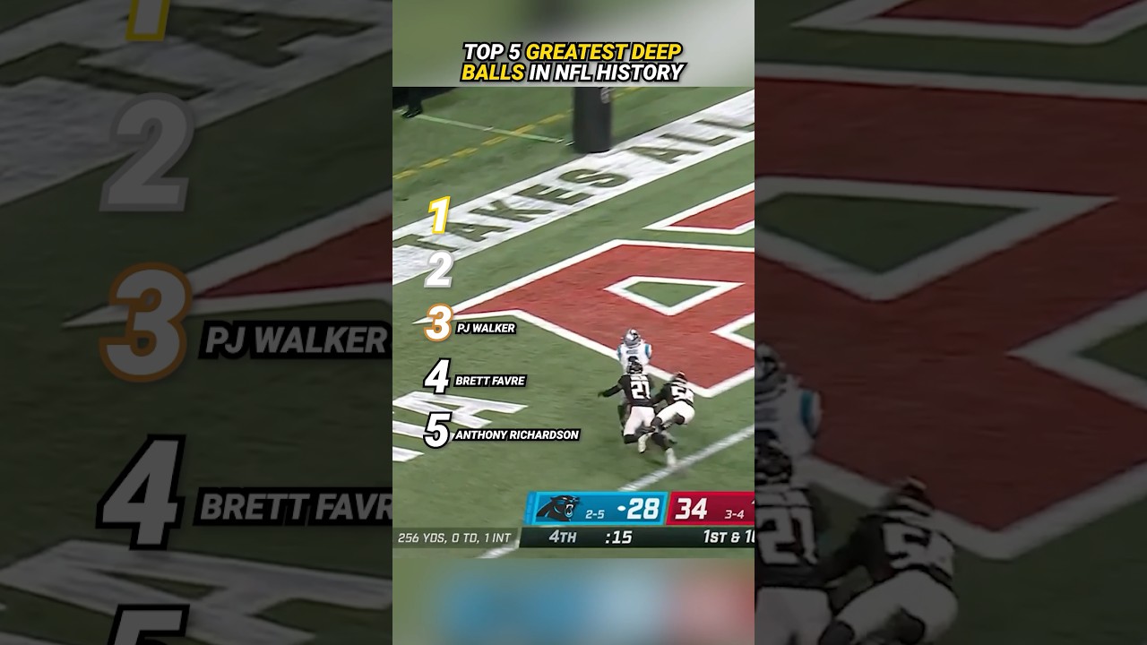 Greatest Deep Balls in NFL History #shorts