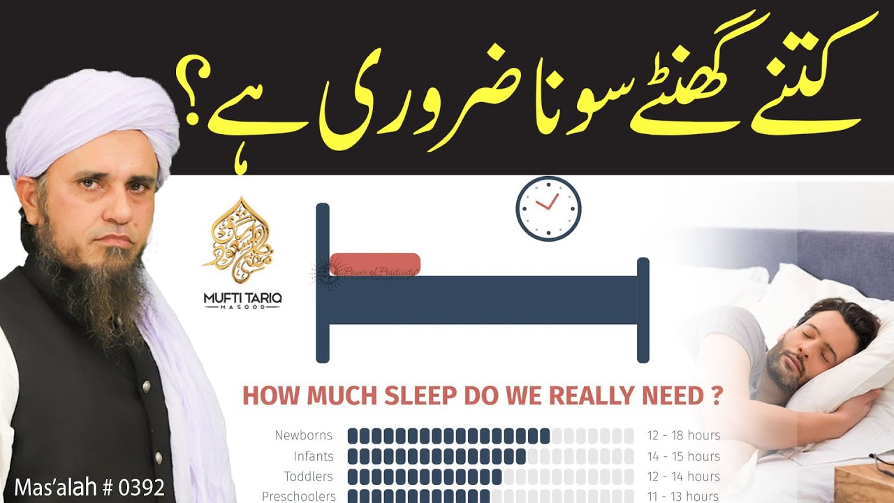 Important Bayan | Kitne Ghante Sona Zaroori Hai? | Solve Your Problems | Ask Mufti Tariq Masood