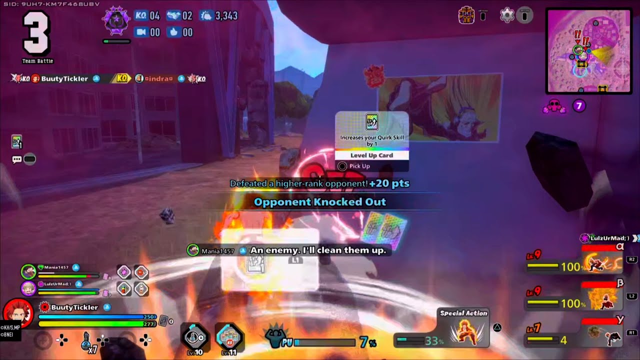 From Above |KIRISHIMA MY HERO ULTRA RUMBLE RANK