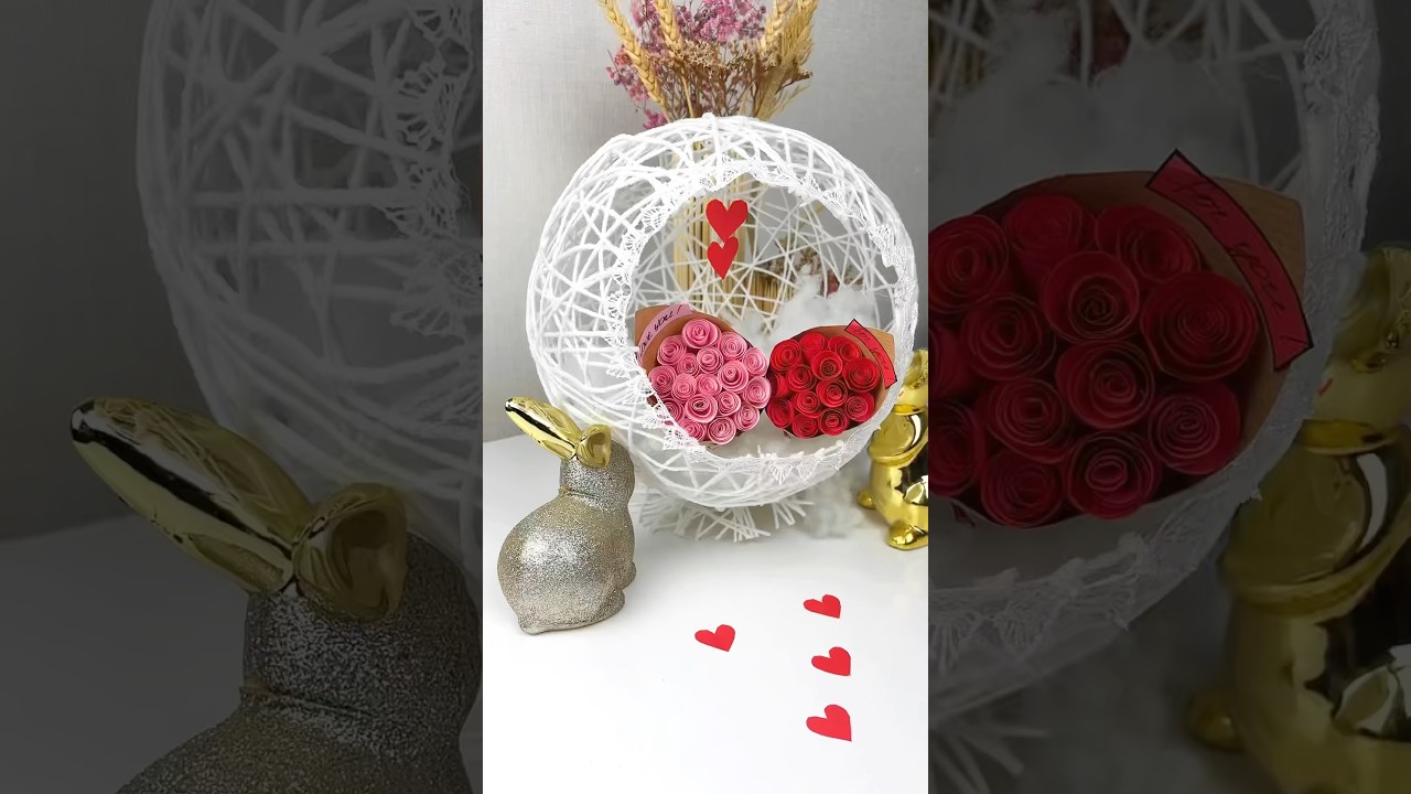 Decoration for Valentine&rsquo;s Day❣️Gift idea 💡  #decor #DIY #valentineday