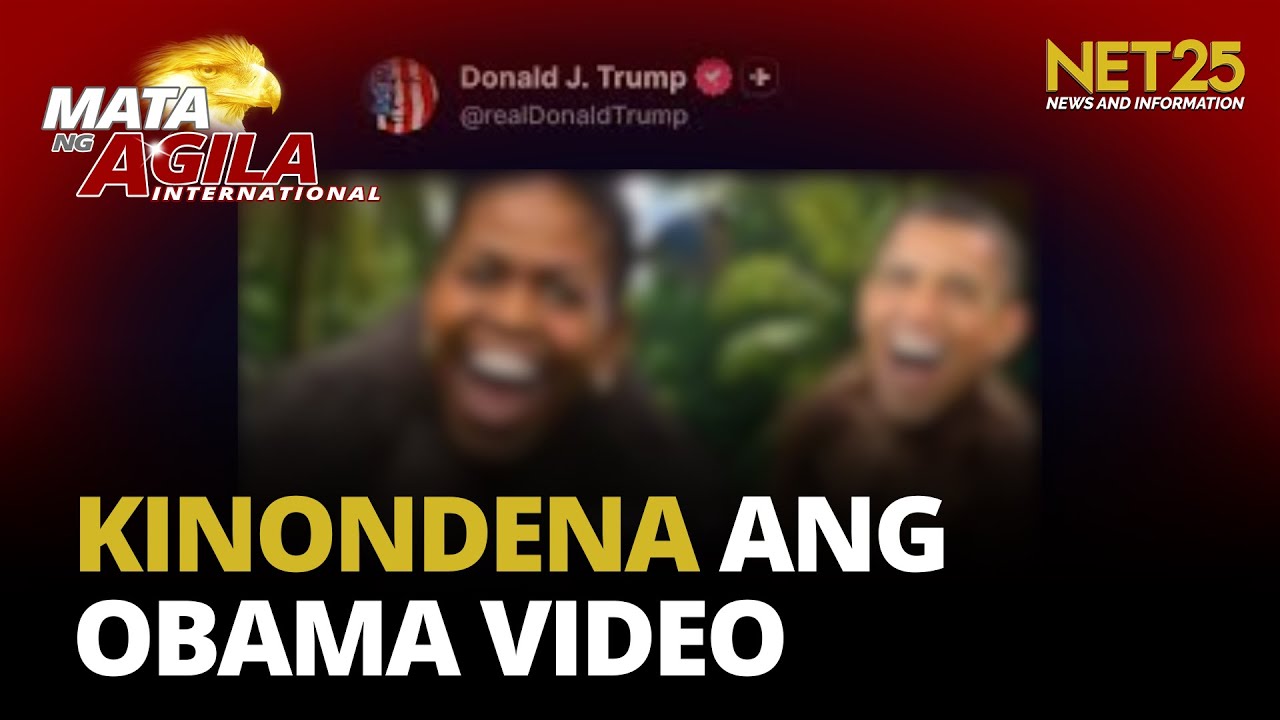 Trump kinondena ang ‘racist’ Obama video
