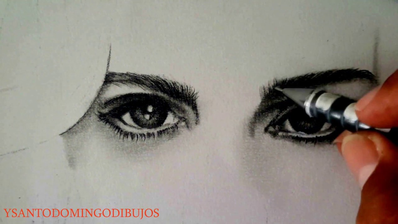 Dibujar Ojos Realistas Paso a Paso - Draw Realistic Eyes Step by Step