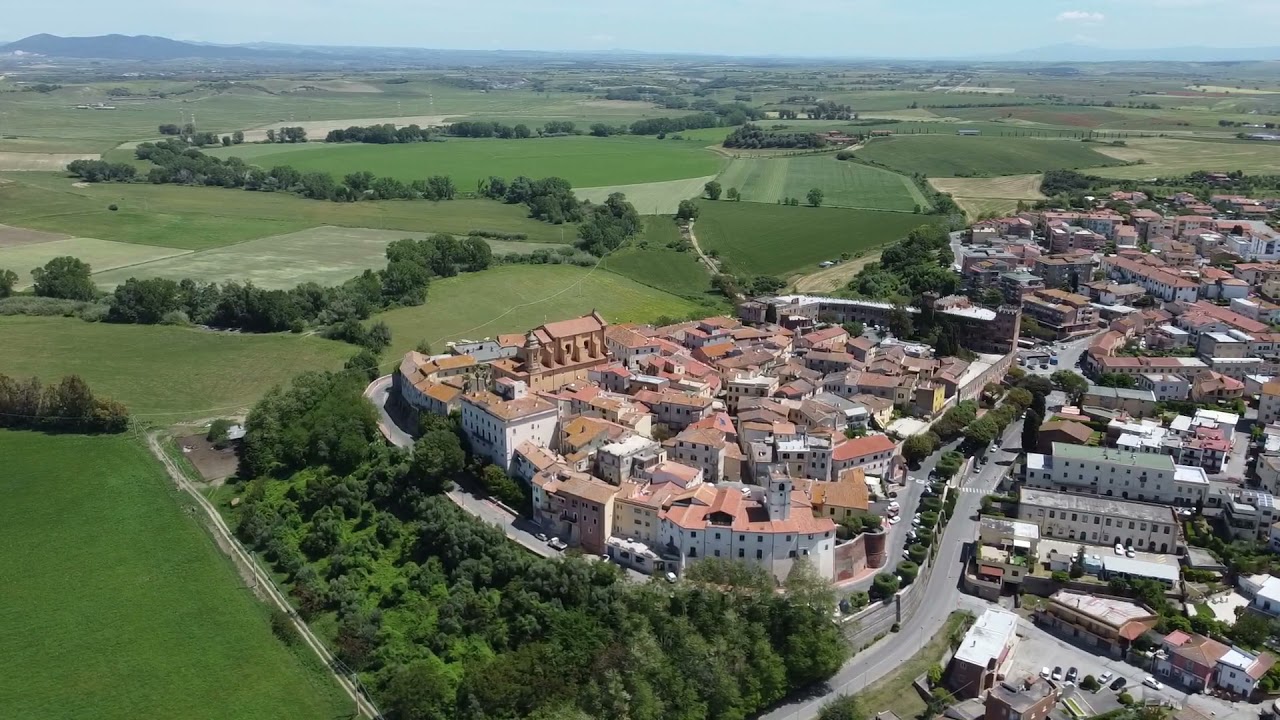 Montalto di Castro visto dall' alto...