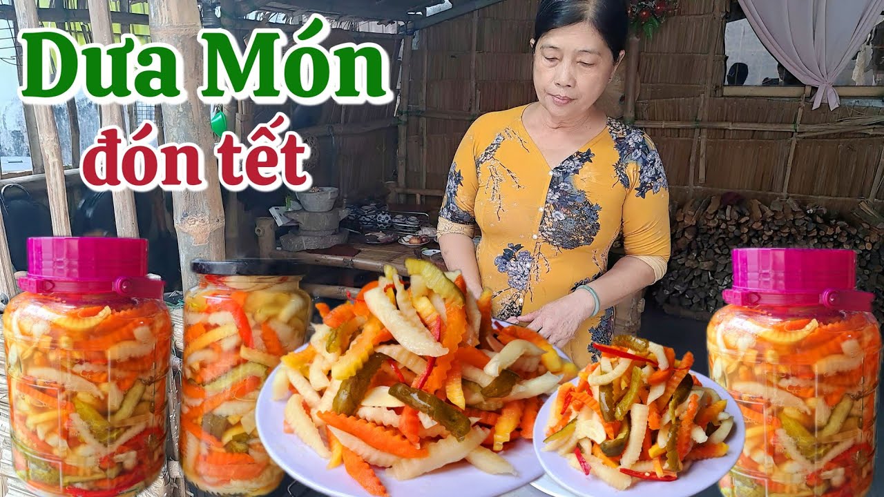 Đây là cách làm Dưa Món giòn ngon để được lâu trong mỗi dịp tết