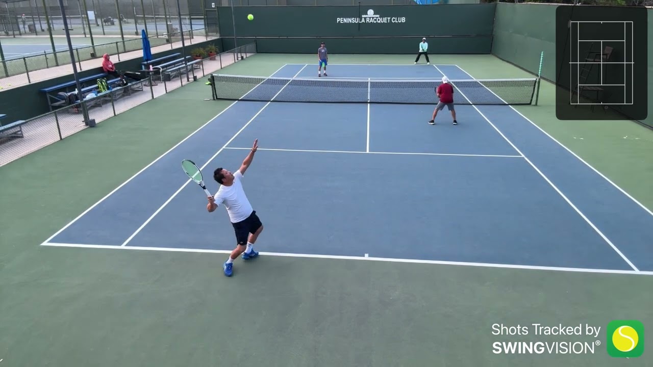Doubles match highlights (Alt view) | USTA 4.0/4.5 #tennis