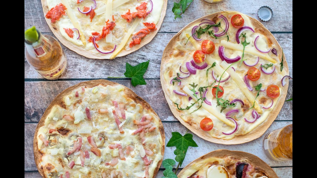 4x recept Flammkuchen van wraps maken | Betty's Kitchen