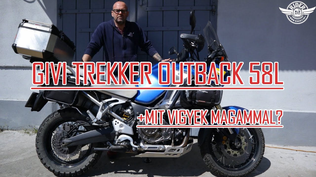 Givi Trekker Outback 58L alumínium doboz | Jó ha van nálam...
