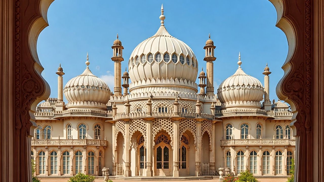 Royal Pavilion Brighton | Breathtaking 4K Drone Tour at Sunset