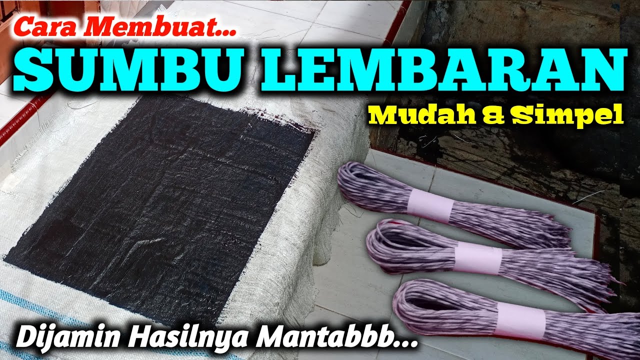 Tutorial _ MEMBUAT SUMBU PETASAN _ LEMBARAN || SIMPEL, MUDAH, Hasilnya Mantabbb...