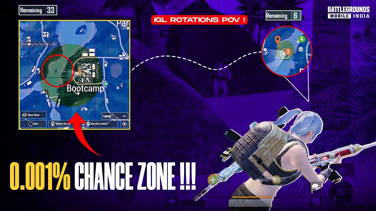 0.001% Chance of this Zone 😱 | IGL Raw Rotations POV | iPhone 16 Pro | BGMI Competitive 🇮🇳