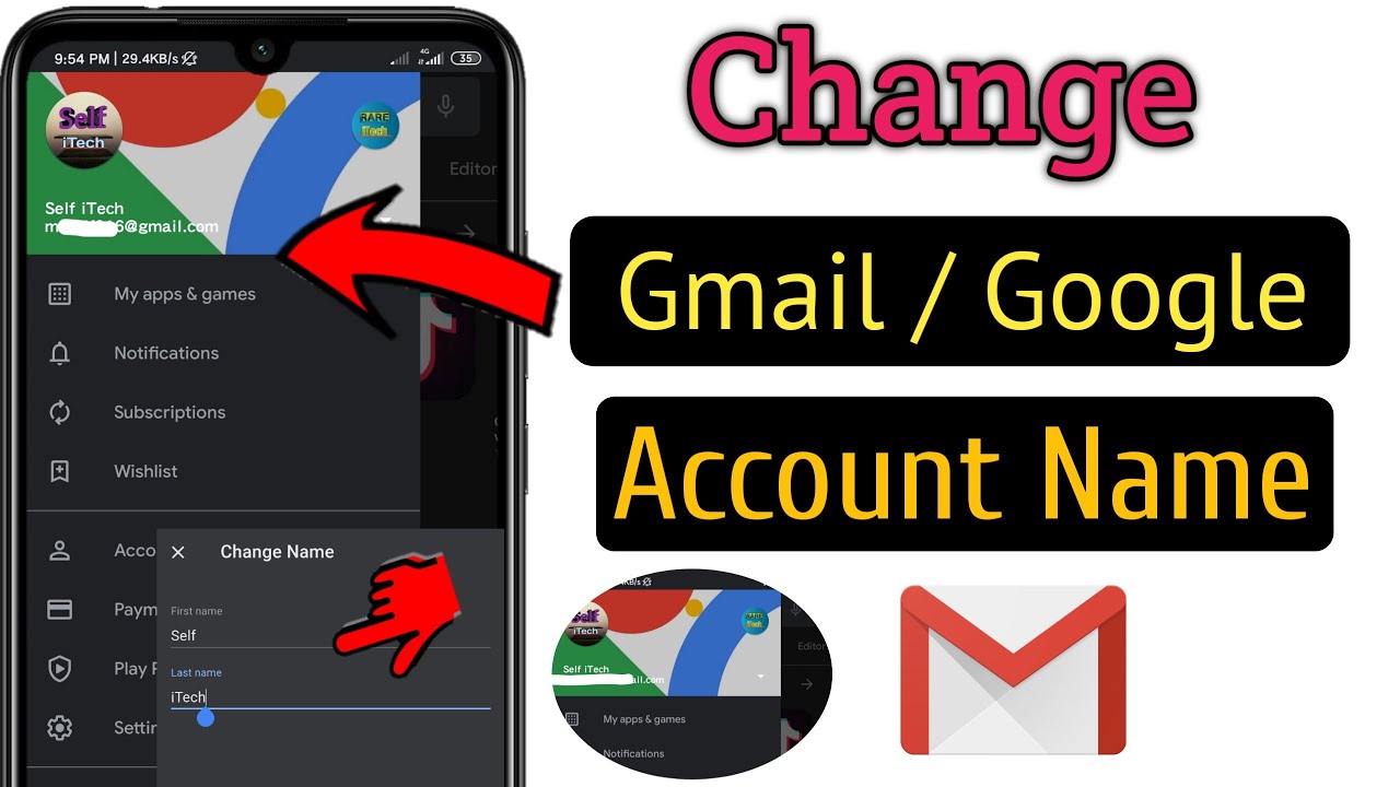 Как легко и быстро изменить идентификатор Gmail или имя учетной записи Google в 2025 году