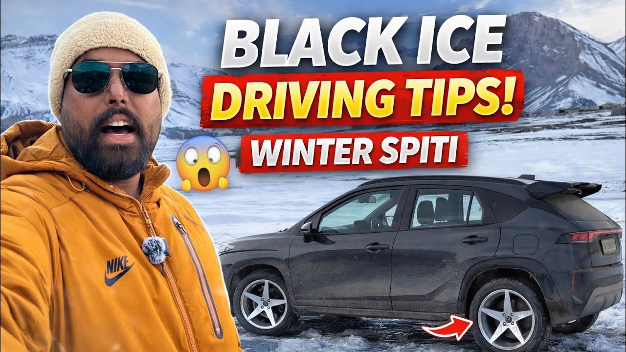 Spiti Winter ❄️ Black Ice te Driving Tips // Stay Safe Guide // EP 04