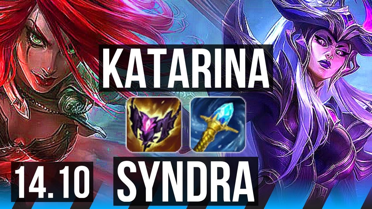 KATARINA vs SYNDRA (MID) | Rank 4 Kata, 9/2/13, 700+ games, Dominating | EUW Master | 14.10