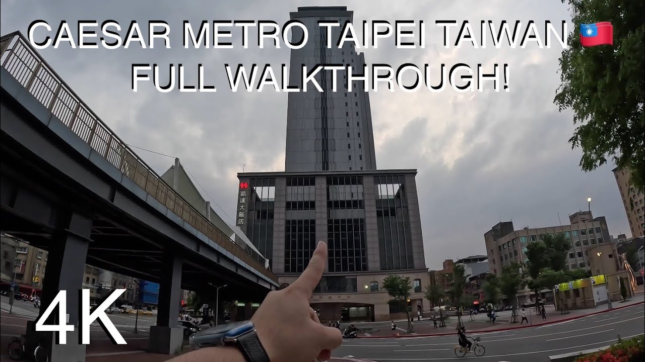 Caesar Metro Taipei Taiwan FULL WALKTHROUGH + ROOM TOUR