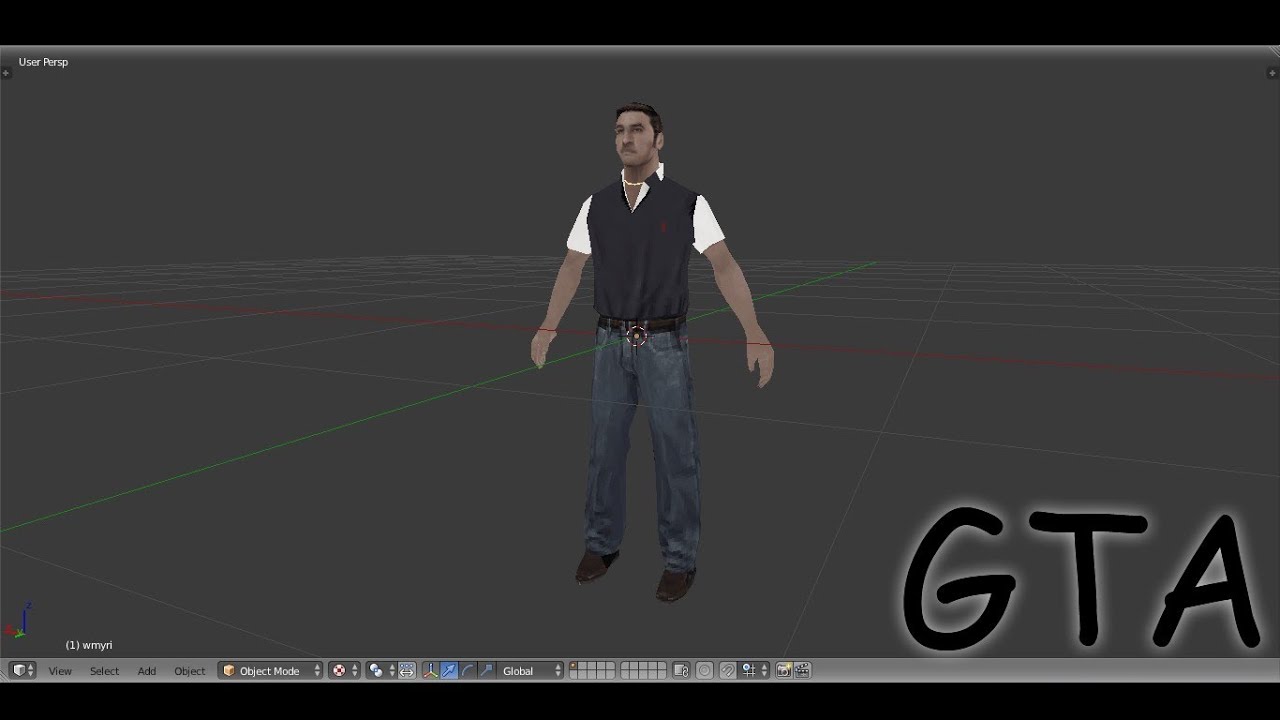 Экспорт 3D моделей из GTA San Andreas / Export 3D models from GTA San Andreas
