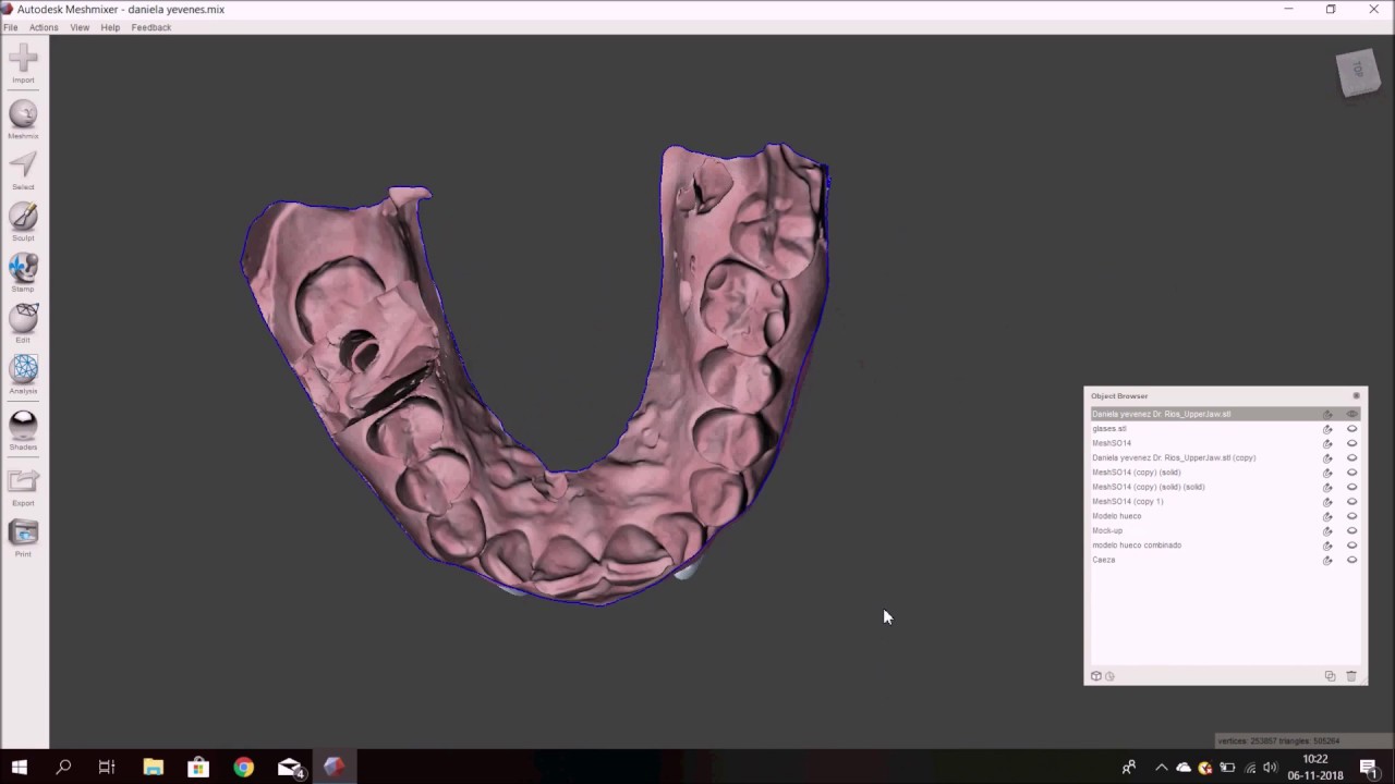 Meshmixer Tutorial 1 en español Abrir archivo STL y manupulacion incial de modelos