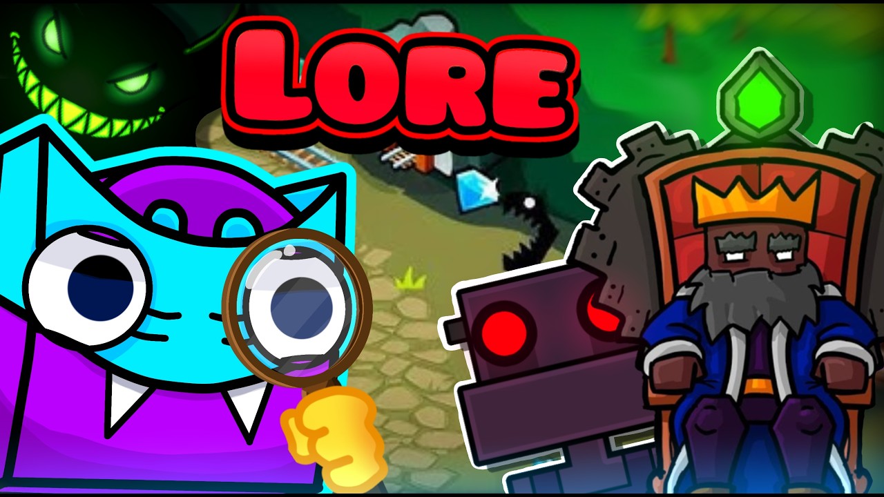 DESCUBR&Iacute; el LORE prohibido de GEOMETRY DASH 🔎🤨