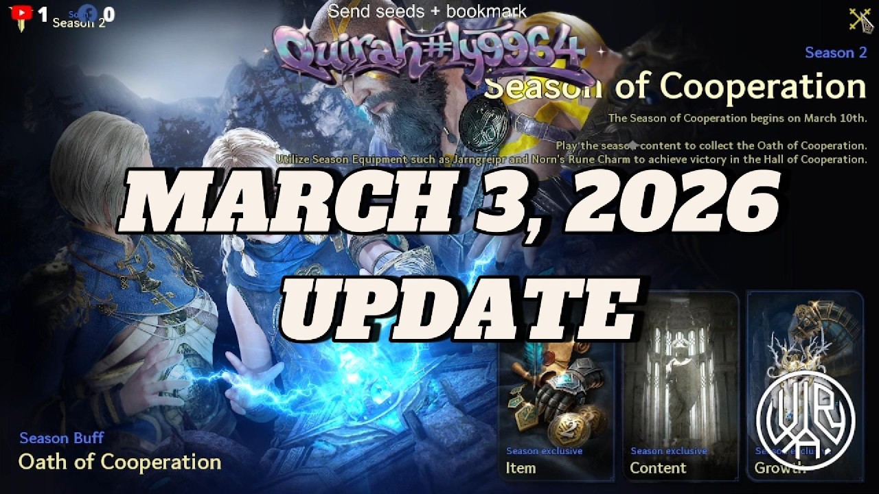 Legend of Ymir | March 03, 2026 New Update | #S2R2 #1