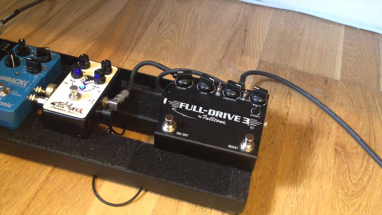Fulldrive 3 (Comp-cut) vs. Zendrive clone (Fishbone) - Dumble in a box pedal