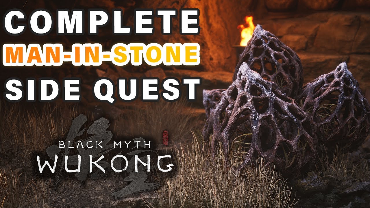 How to Complete Man-In-Stone Side Quest | Secret Item Shop ► Black Myth: Wukong