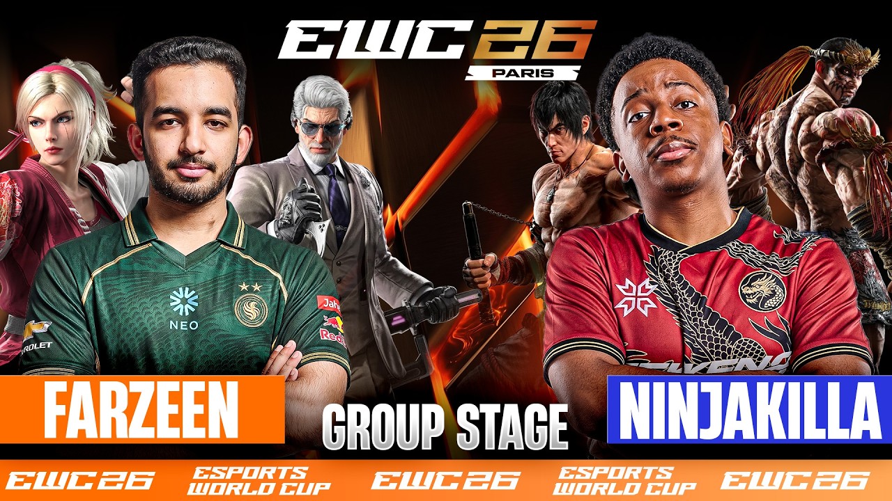🇵🇰 FARZEEN vs 🇸🇦 NINJAKILLER &mdash; Пакистан против США! 🔥 | EWC 2026 Tekken 8