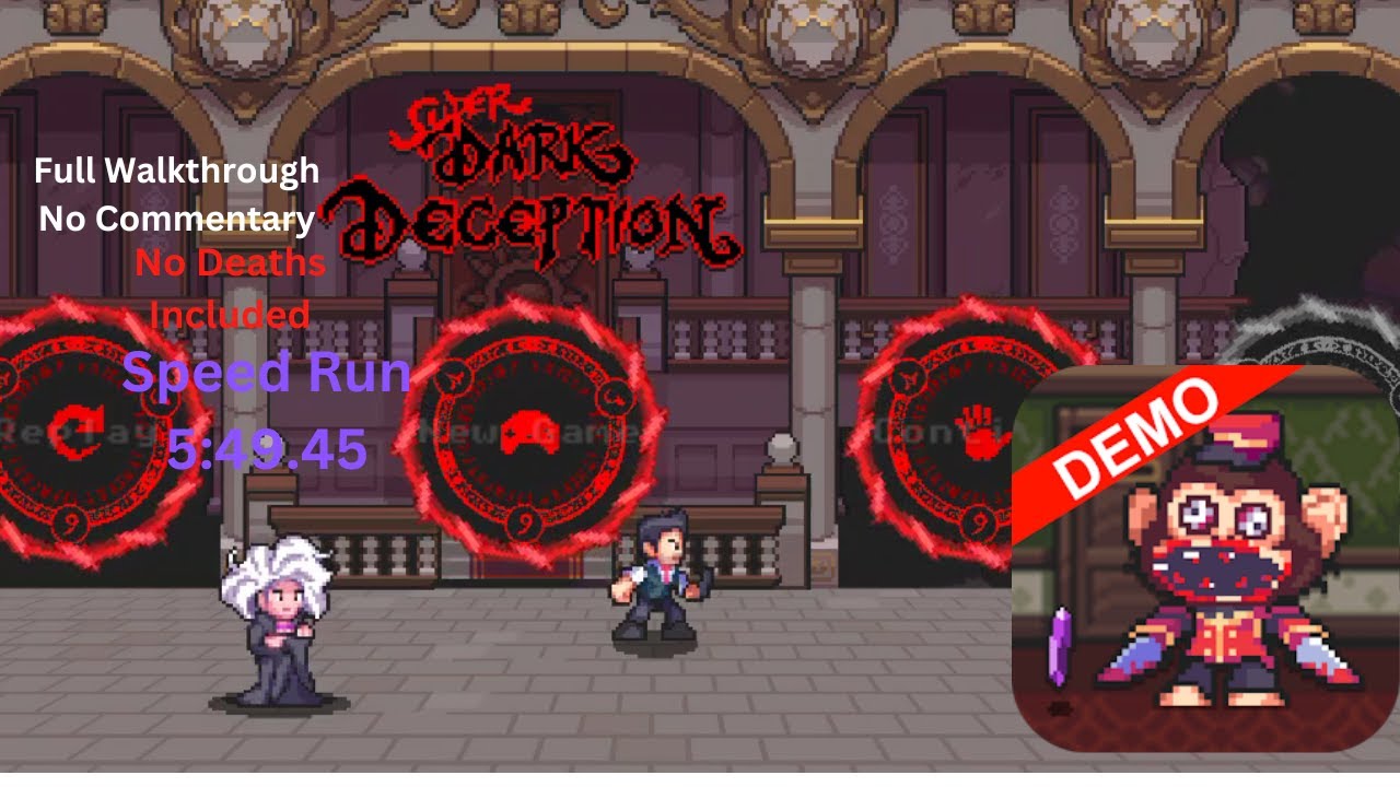 Super Dark Deception Mobile Demo Full Walkthrough (No Commentary) (Speedrun) (No Deaths Included)