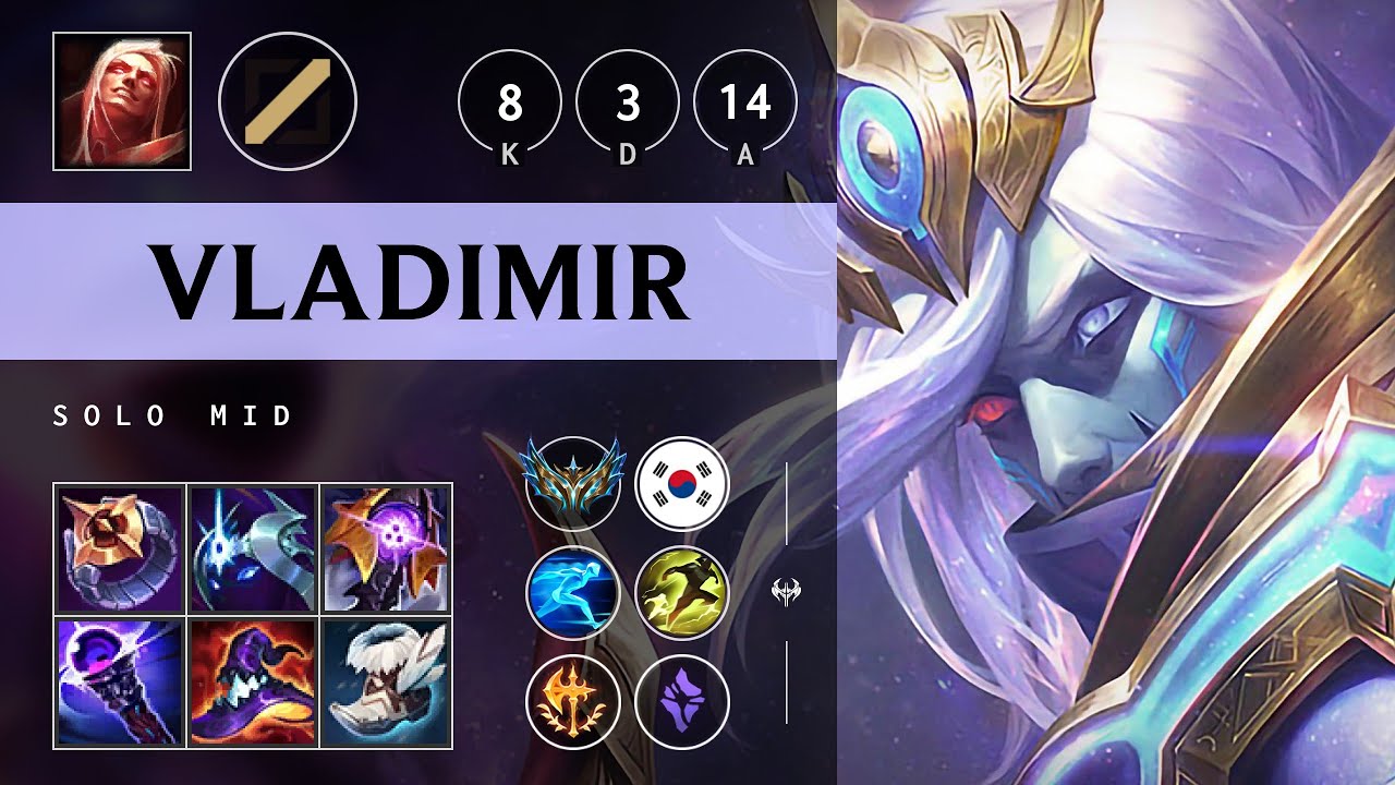 Vladimir Mid vs Ahri - KR Challenger Patch 25.05