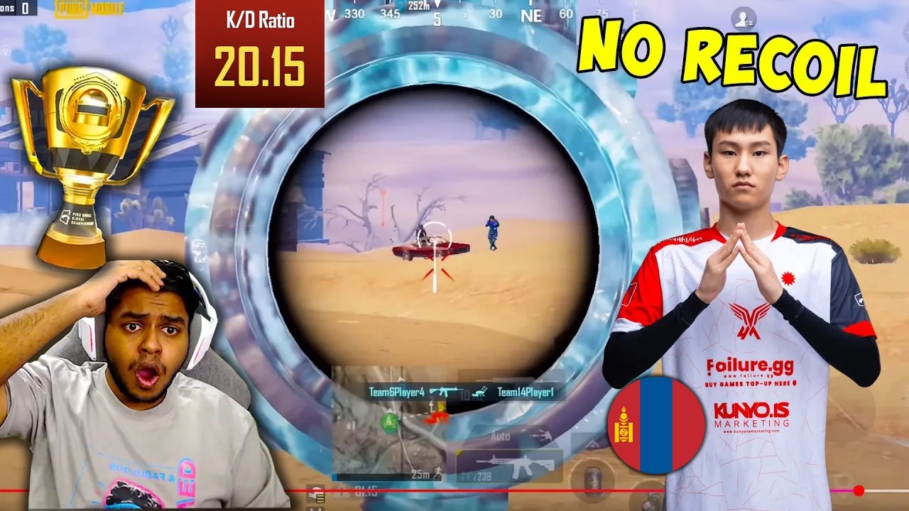 WORLD's RANK 1 M416 + 3x Spray BURST SPRAY PLAYER?? INTERNATIONAL DOK BEST Moments in PUBG Mobile