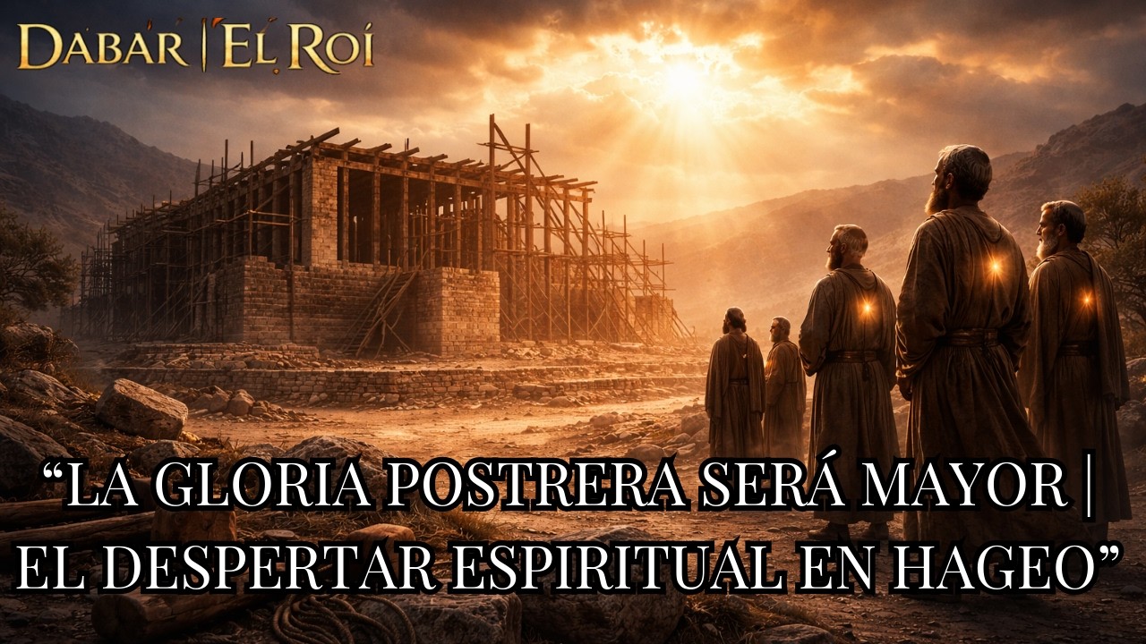 “La Gloria Postrera Será Mayor | El Despertar Espiritual en Hageo”