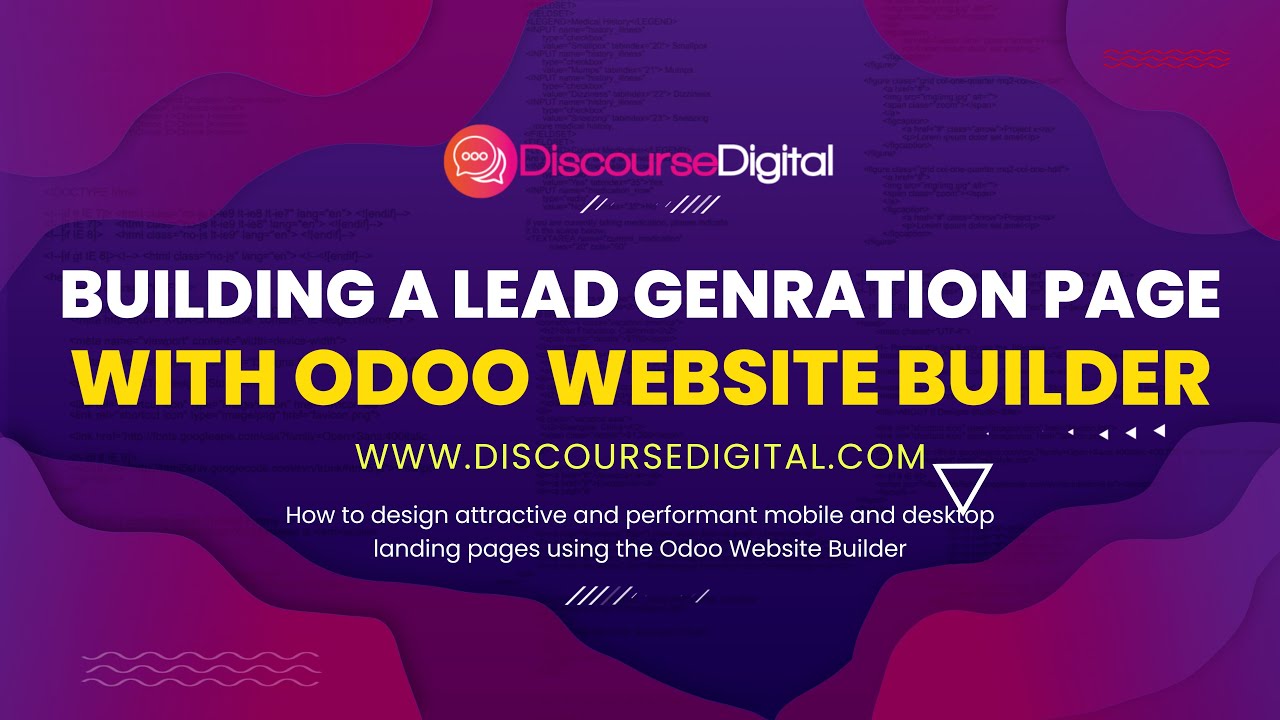 Designing A Lead Generation Landing Page with Odoo Website Builder