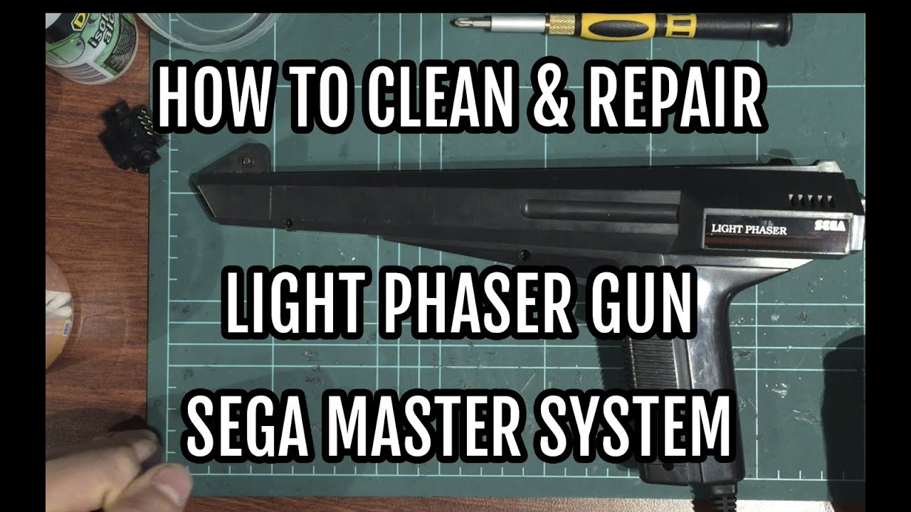 How to clean fix and align a SEGA Master System Light Phaser Gun