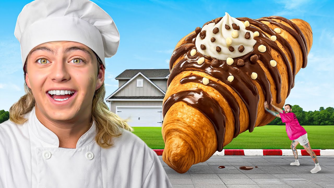 הכנו את הקרואסון הכי גדול בעולם 🥐😱! (צ'יקו מיקו)
