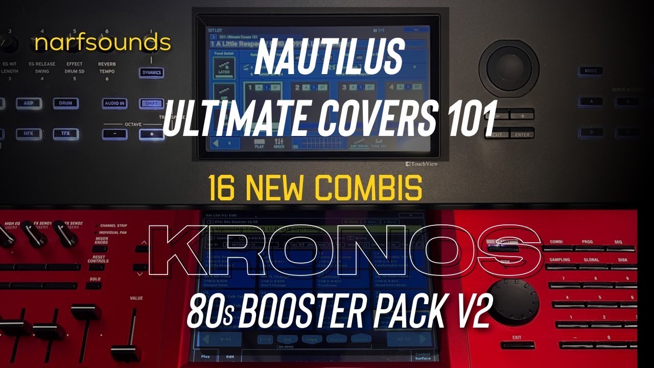 16 New Combis for Nautilus Ultimate Covers 101 from the Kronos 80s Booster v2
