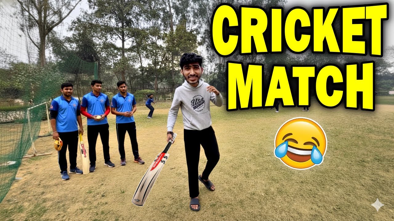 Cricket Match with Friends 😍 Jeet Gaye