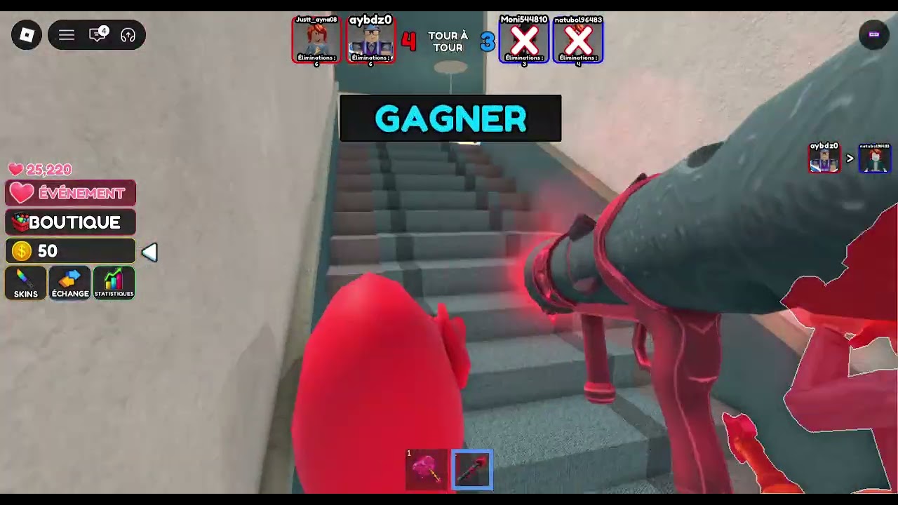 Roblox)je joue à shérif vs meurtrier😁😁😁😁