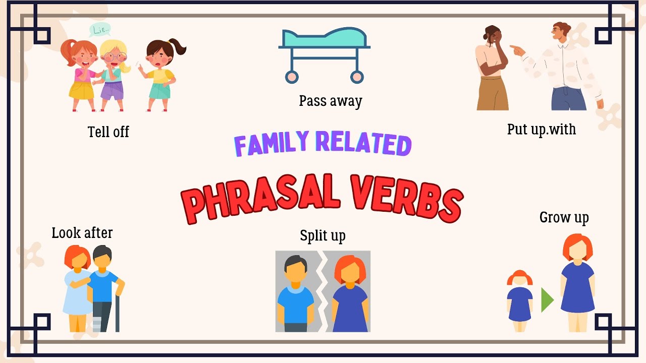 Lesson 11: FAMILY related Phrasal verbs | Learn English vocabulary with examples #englishvocabulary