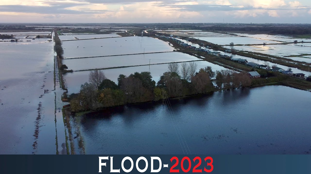 Flooded grazing marshes around Potter Heigham, Norfolk.