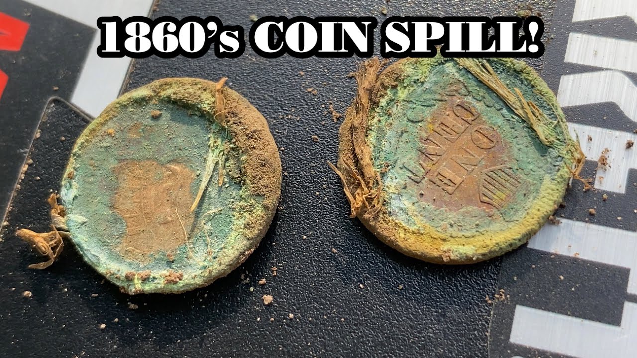 1860&rsquo;s Coin Spill + More! -Metal Detecting-
