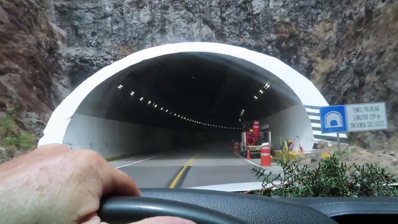 The Devils Backbone Tunnel Rt 40 through the Sierra Madre Mountains