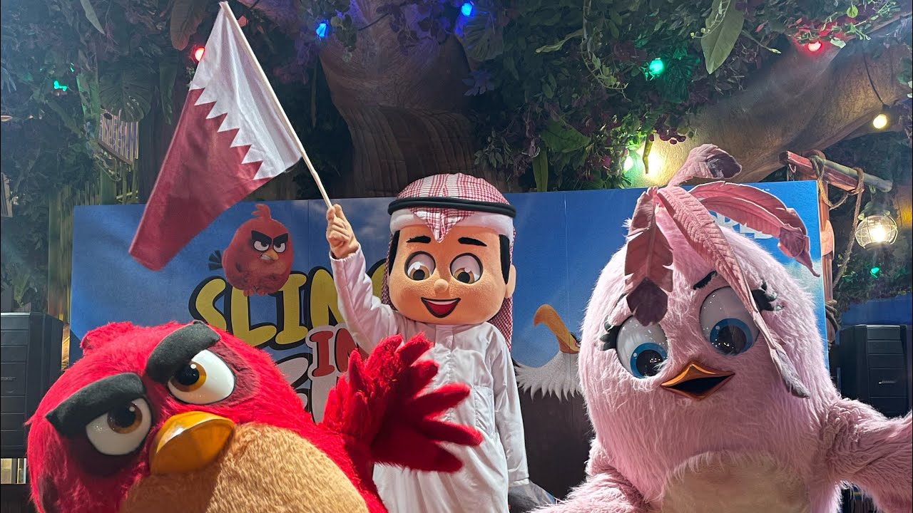 Qatar National Day #Qatar #FIFA #worldcup2022 #angrybirds #show #red #stella