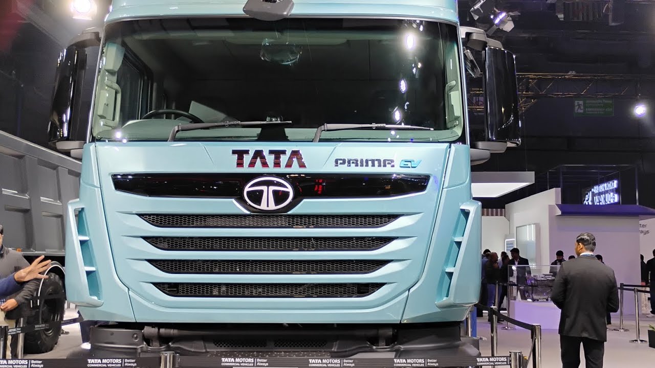 Tata Prima Ev Tipper || Luxury Trucks In India || Ac Cabin Chasis Truck 