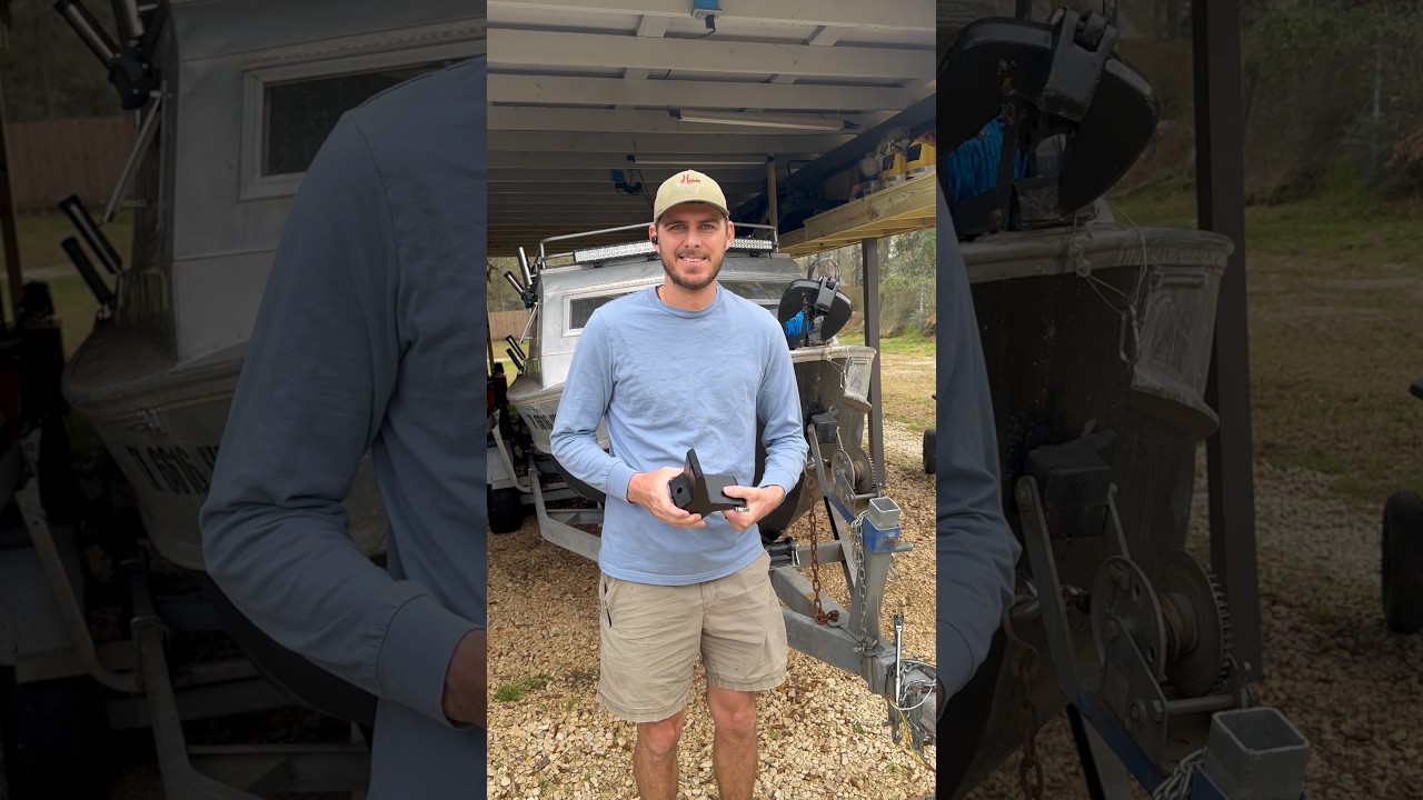 Maintenance on our 1957 cabin boat. #boat #cabinboat #bass #fishing