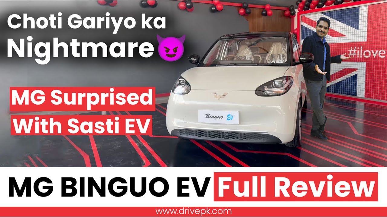 MG Binguo EV Full Review | Affordable Small EV Hatchback in Pakistan 2025 | DrivePK