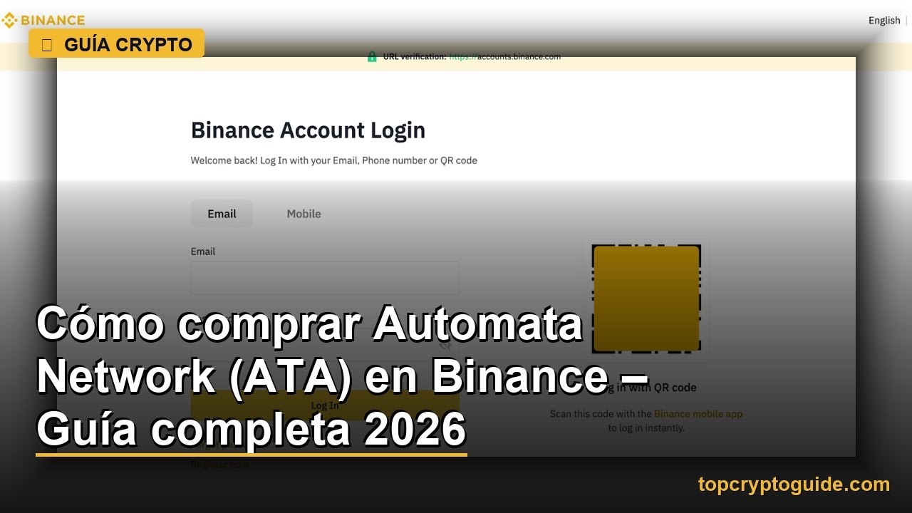 C&oacute;mo comprar Automata Network (ATA) en Binance &ndash; Gu&iacute;a completa 2026